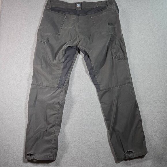 Kuhl Men’s Dark Gray Radikl Lightweight Durable Pants Size 38x32 * DAMAGED - Picture 7 of 14